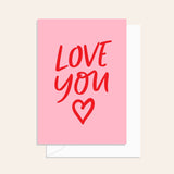 Love You Script Card