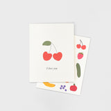 Father Rabbit Stationery | Card | I Love You Cherries