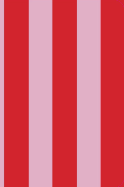 Lettuce | Hardcover Notebook | Red + Pink Bold Stripe