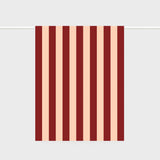 Lettuce | Tea Towel | Bold Stripe Peach + Burgundy