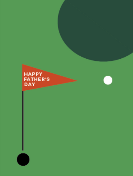 Lettuce | Card | Father's Day Golf