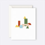 Father Rabbit Stationery | Card | City Blocks
