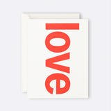 Father Rabbit Stationery | Card | Red Love