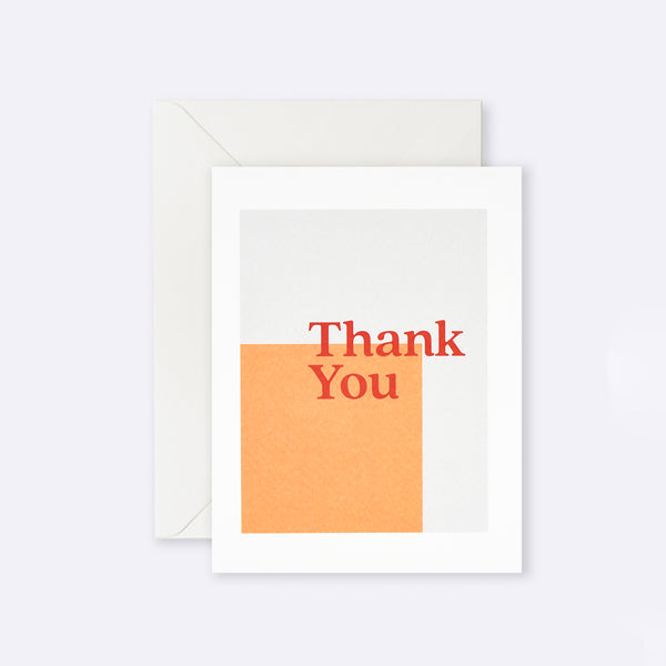 Lettuce | Card | Thank You Orange Square