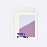 Lettuce | Card | Happy Birthday Mauve Angle