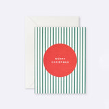 Lettuce | Card | Merry Christmas Stripe