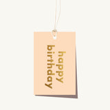 Birthday Latte Tag
