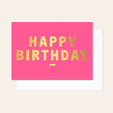 Happy Birthday Neon Card