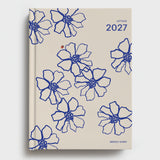Lettuce 2027 Weekly Diary | Blue Flowers