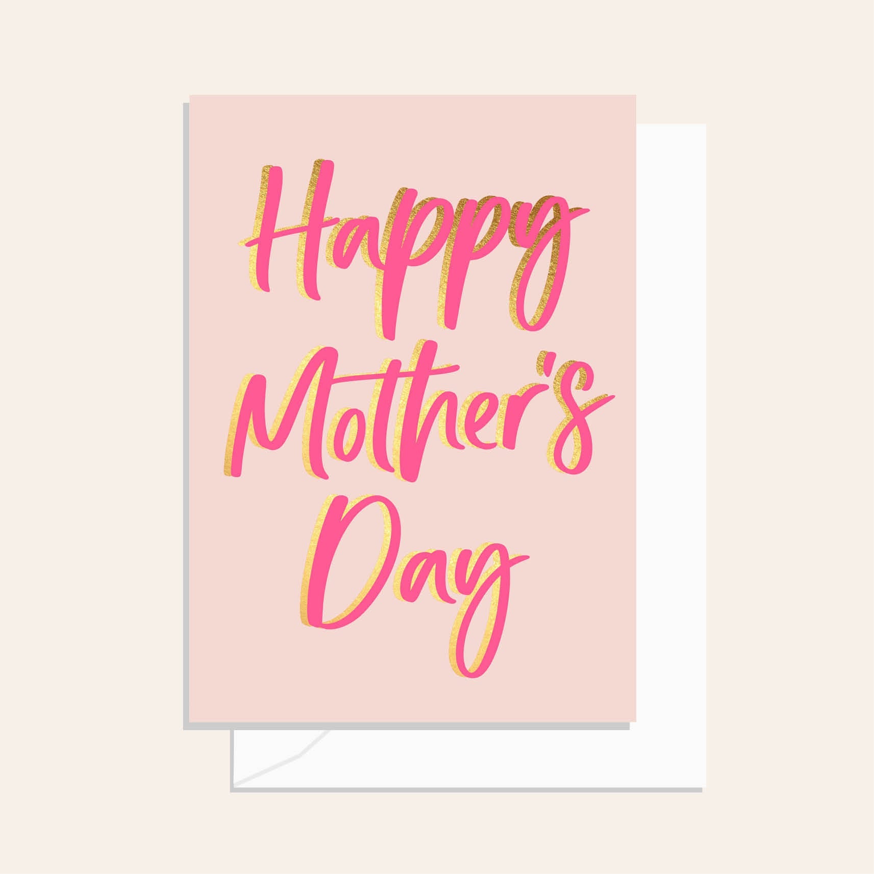 Elm Paper | Card | Mother's Day Neon Script