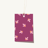 Wildflower Burgundy Tag