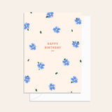 Wildflower Cornflower Card