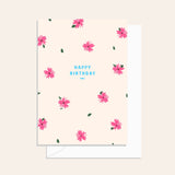 Wildflower Neon Card