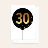 30th Black Balloon