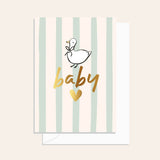 Baby Duck Sage Card