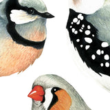 Father Rabbit | Tea Towel | Birds