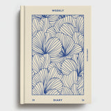 Father Rabbit | Weekly Diary 2026 | Prussian Blue Floral