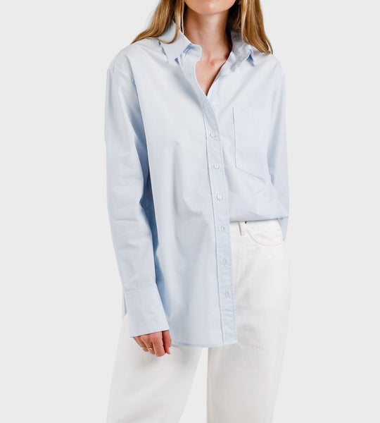Father Rabbit Apparel | Oversized Shirt | Ice Blue