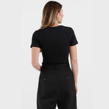 Father Rabbit Apparel | Short Sleeve Baby Tee | Black