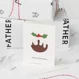 Father Rabbit Stationery | Card | Merry Christmas Pudding