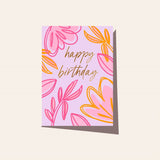 Elm Paper | Card | Neon Foliage Birthday Lilac