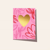 Elm Paper | Card | Neon Foliage Heart