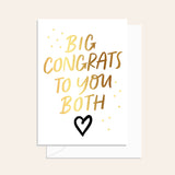 Big Congrats to you Both