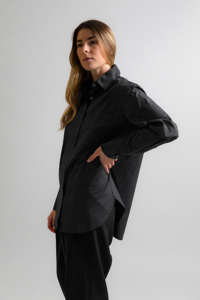Father Rabbit Apparel | Oversized Shirt | Black