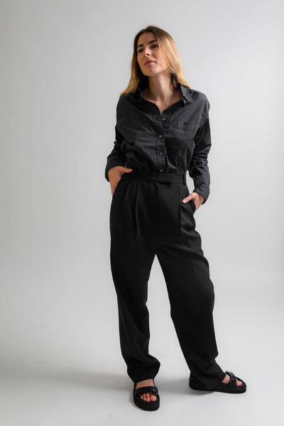 Father Rabbit Apparel | Oversized Shirt | Black