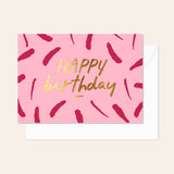 Birthday Sparkle Cherry Card