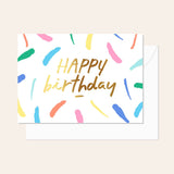 Birthday Sparkle Colour Card