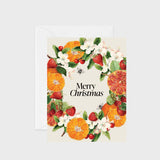 Father Rabbit Stationery | Card | Merry Christmas Wreath