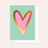 Painty Heart Mint