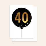 40th Black Balloon