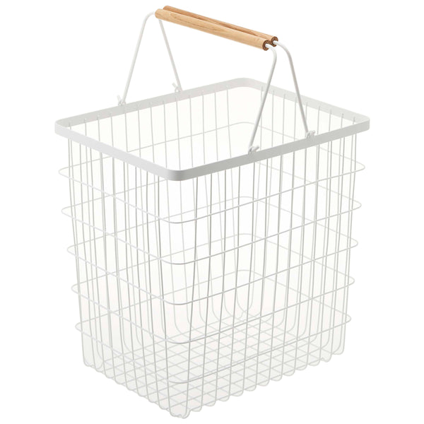 Yamazaki | Tosca Laundry Basket White | Large