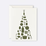 Father Rabbit Stationery | Card | Green Utensils Tree