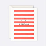 Father Rabbit Stationery | Card | Merry Christmas Red Stripe