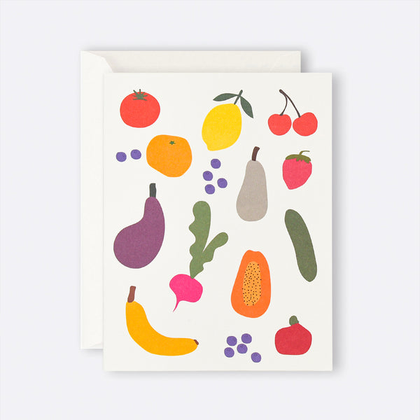 Father Rabbit Stationery | Card | Colourful Fruit