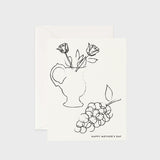 Father Rabbit Stationery | Card | Sketch Drawings Happy Mother's Day Card