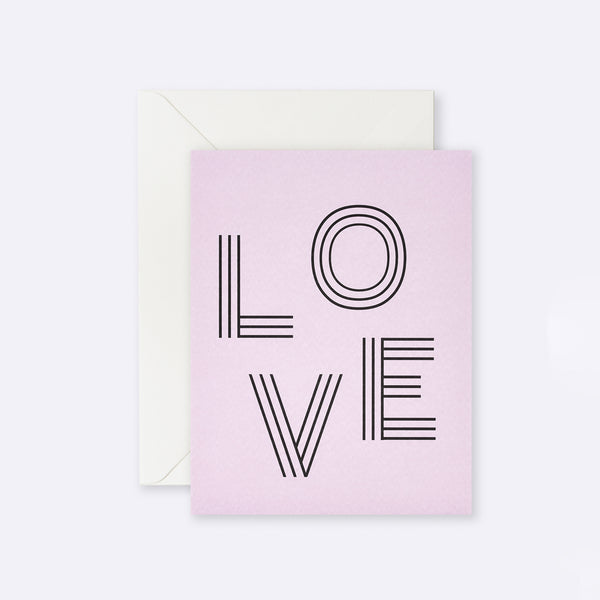 Lettuce | Card | Love Stripe Letters
