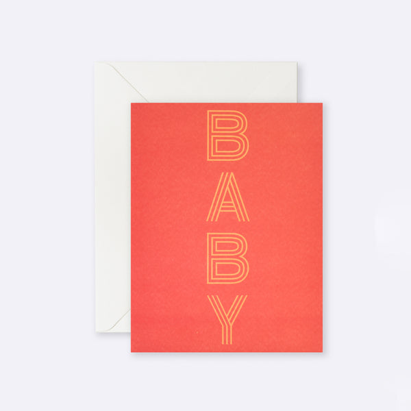 Lettuce | Card | Baby Stripe Letters