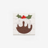 Father Rabbit | Xmas Pudding 16 Piece Puzzle | Hanging Gift Box