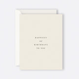 Father Rabbit Stationery | Card | Happiest Of Birthdays To You