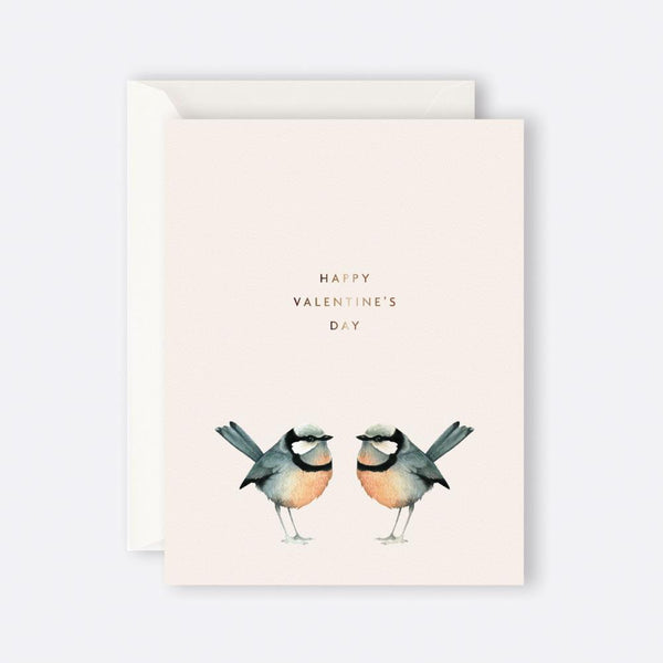 Father Rabbit Stationery | Card | Happy Valentine's Day Birds
